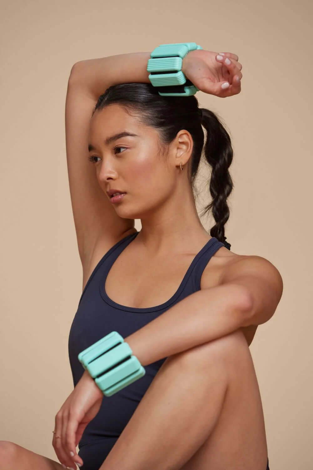 Wrist/ Ankle Weight, Set of 2, 1LB Each, Teal Blue