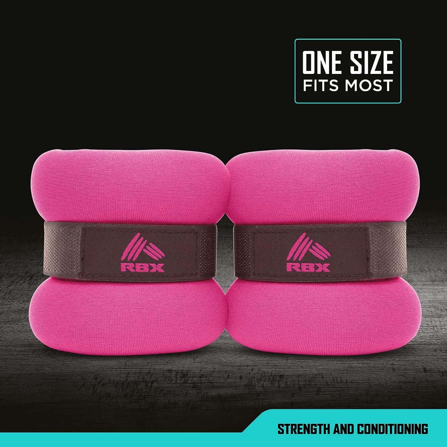 Ankle and Wrist Weights for Women and Men - Velcro Straps, Made for Jogging, Walking, Resistance Training, and Physical Therapy (Set of 2) - Soft Touch Material