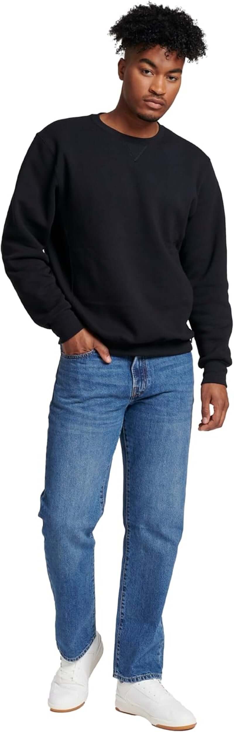 Men'S Dri-Power Fleece Sweatshirts, Moisture Wicking, Cotton Blend, Relaxed Fit, Sizes S-4X