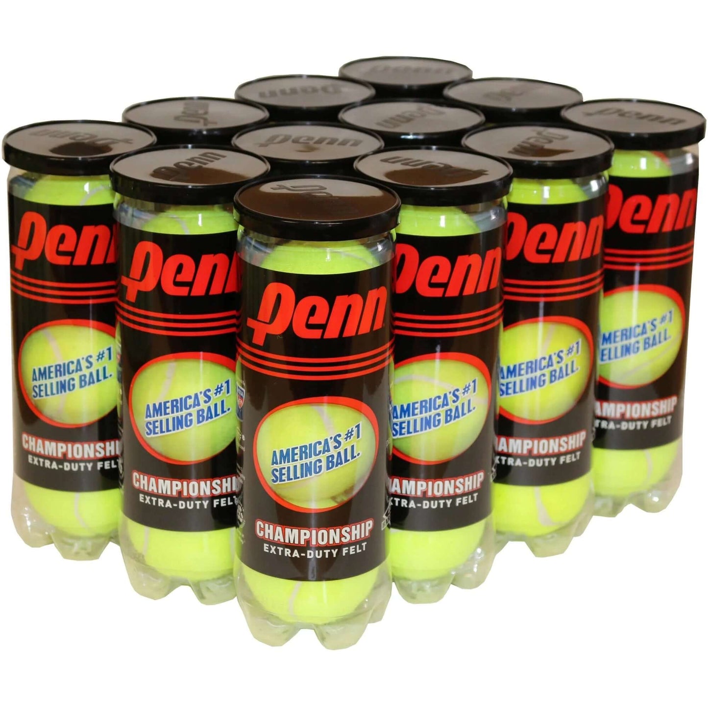 Championship Extra Duty Tennis Balls (12 Cans, 36 Balls)