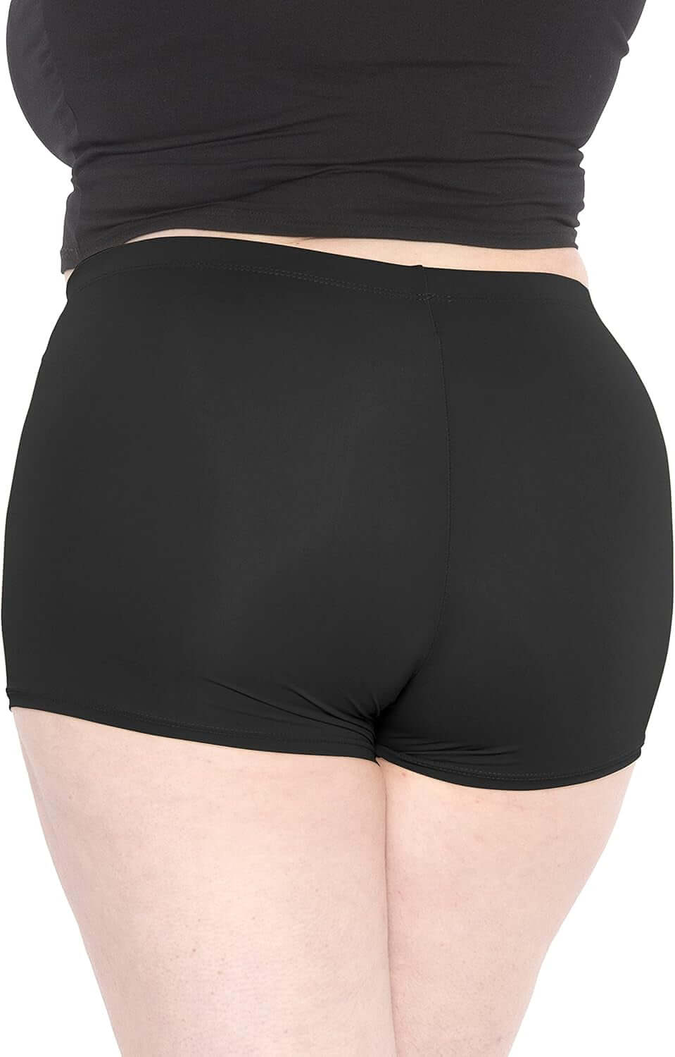 Women'S plus Size Nylon/Spandex Booty Shorts | X-Large - 3X