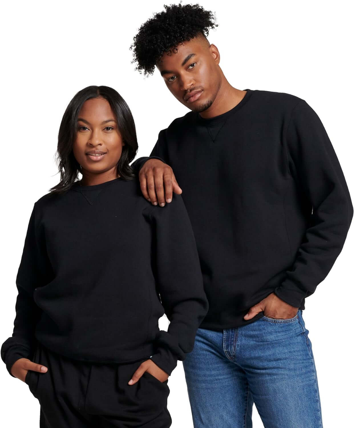 Men'S Dri-Power Fleece Sweatshirts, Moisture Wicking, Cotton Blend, Relaxed Fit, Sizes S-4X