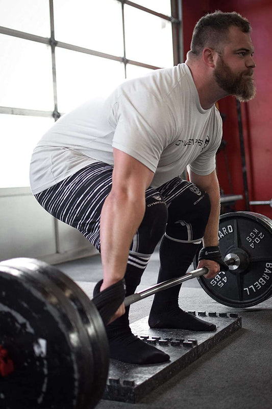 Figure 8 Lifting Straps for Deadlift, Powerlifting, Strongman, & Cross Training Strong Weightlifting Wrist Straps for Men, Women