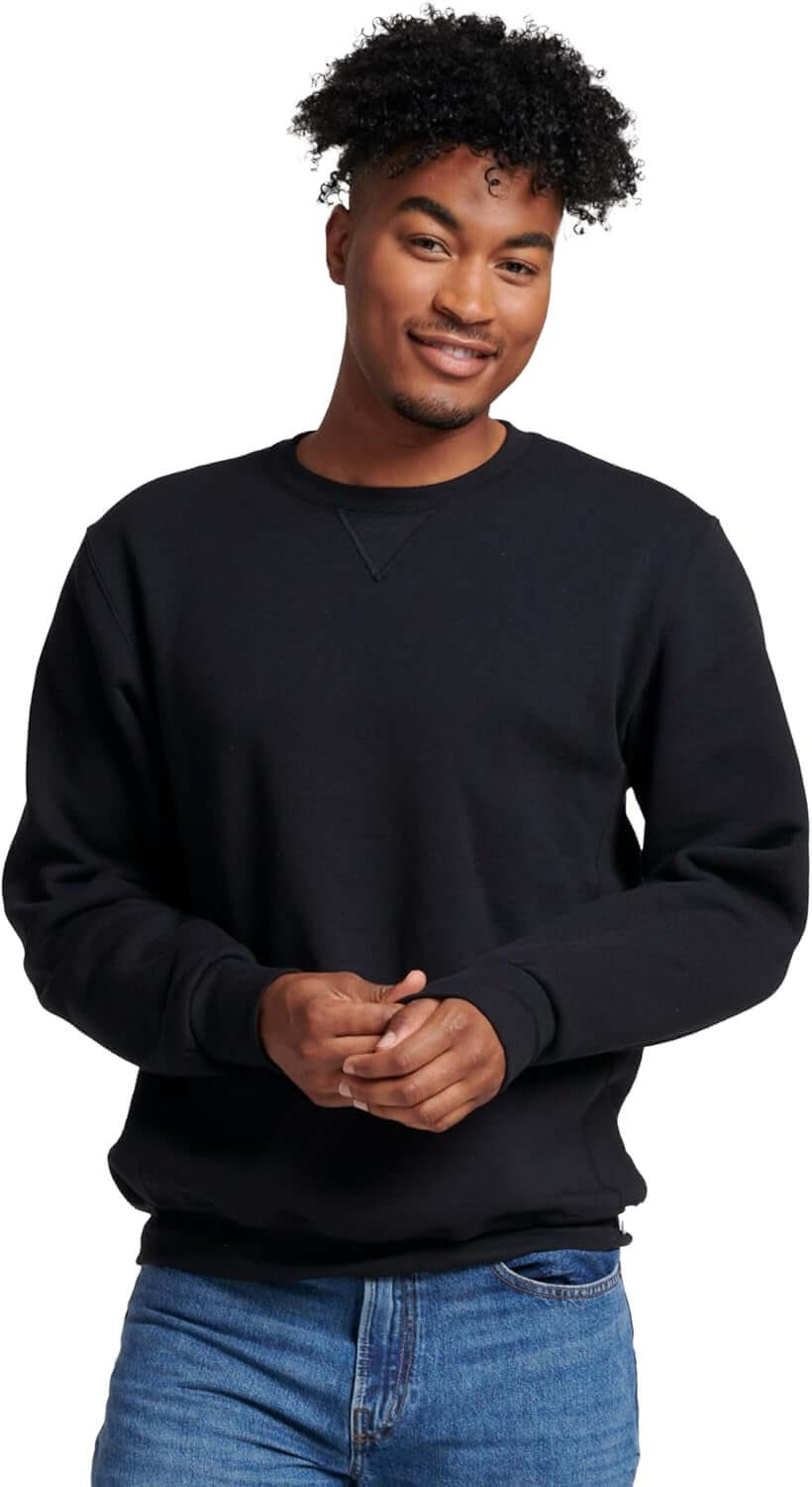 Men'S Dri-Power Fleece Sweatshirts, Moisture Wicking, Cotton Blend, Relaxed Fit, Sizes S-4X