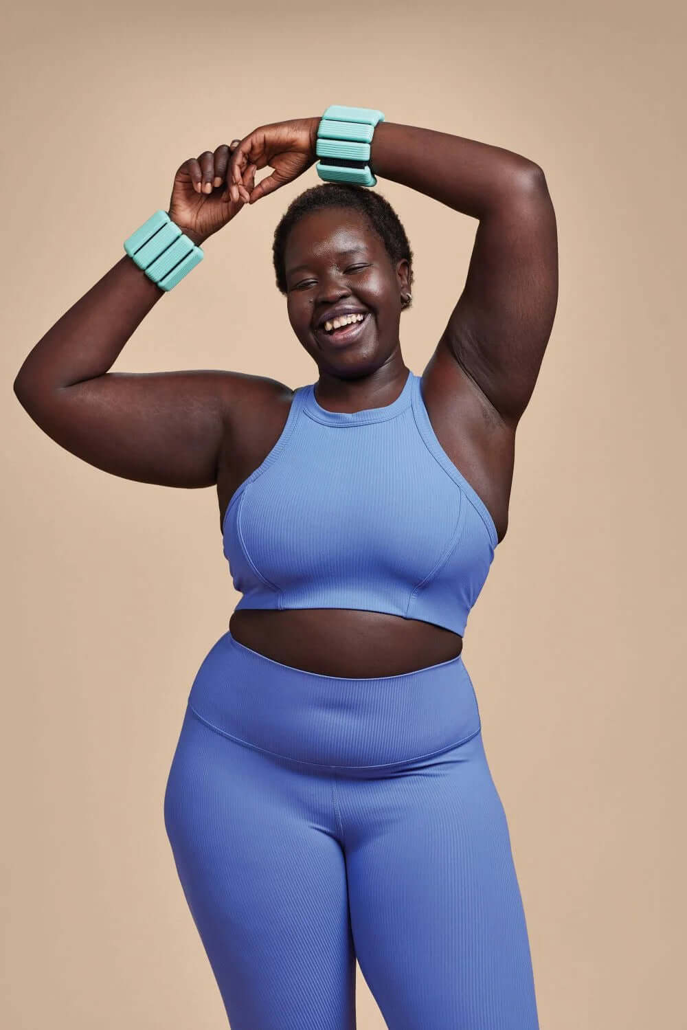 Wrist/ Ankle Weight, Set of 2, 1LB Each, Teal Blue