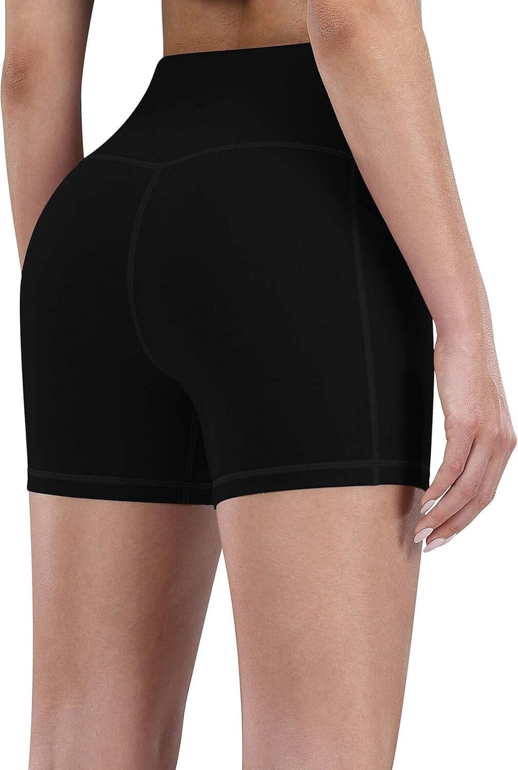 2 Pack 8" /5" Biker Shorts for Women with Pockets, High Waist Workout Shorts for Women Compression Yoga Shorts