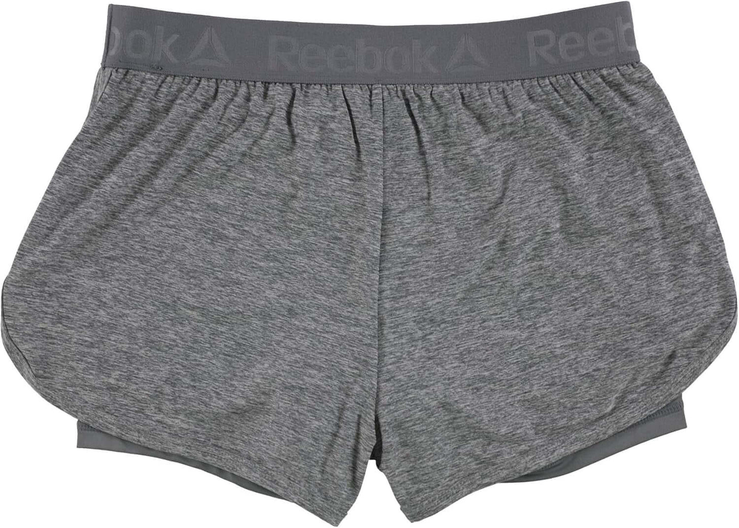 Womens Cardio Running Athletic Workout Shorts R485 S, Grey, Small